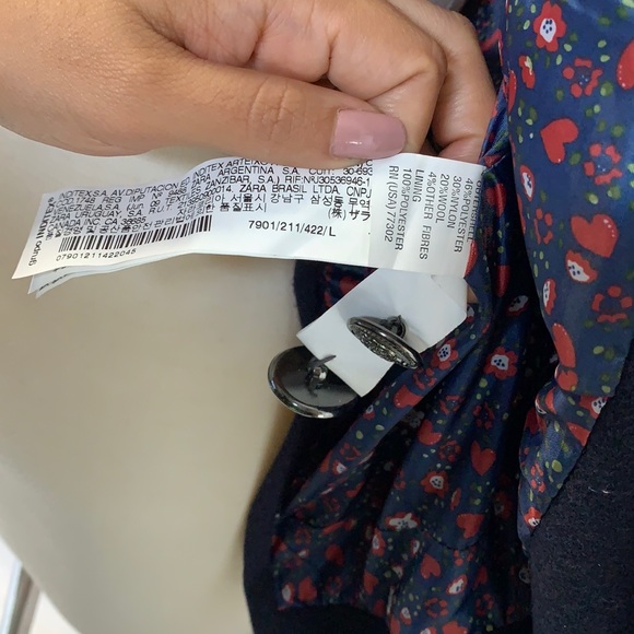 Zara Trafaluc TRF Collection Military Inspired Jacket Coat - Picture 7 of 8